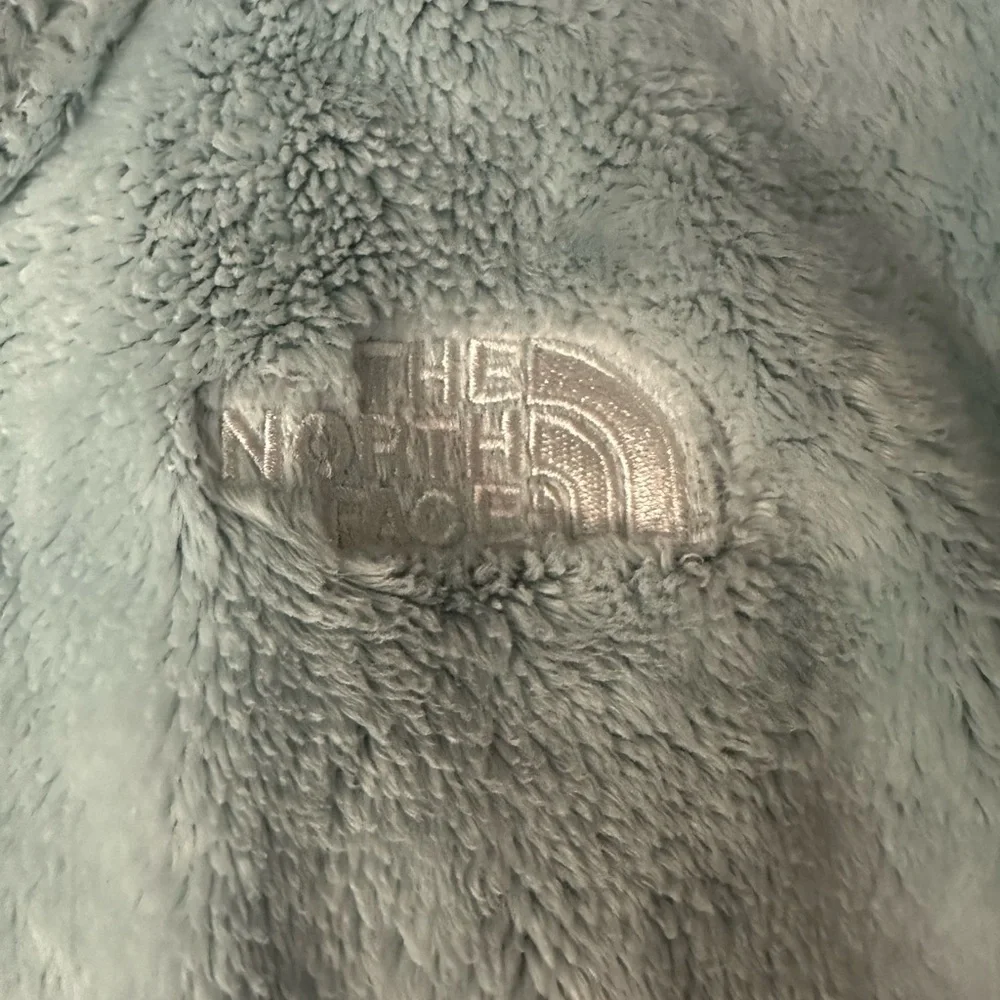 The North Face Plush Fuzzy Jacket in Pale Blue girls